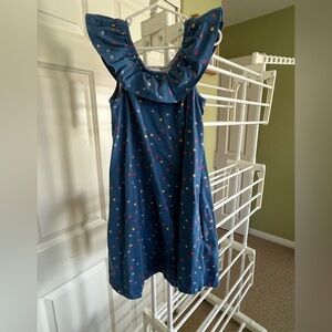 Blue Polka Dot Kids Dress
